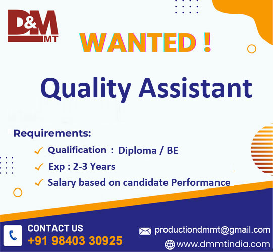 Quality Assistant Dmmt